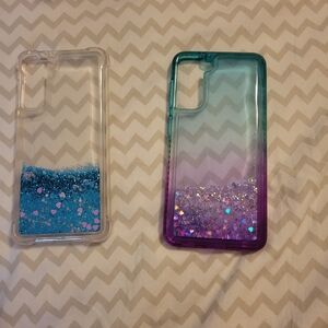 Gradient Glitter Phone Case - Blue and Purple
